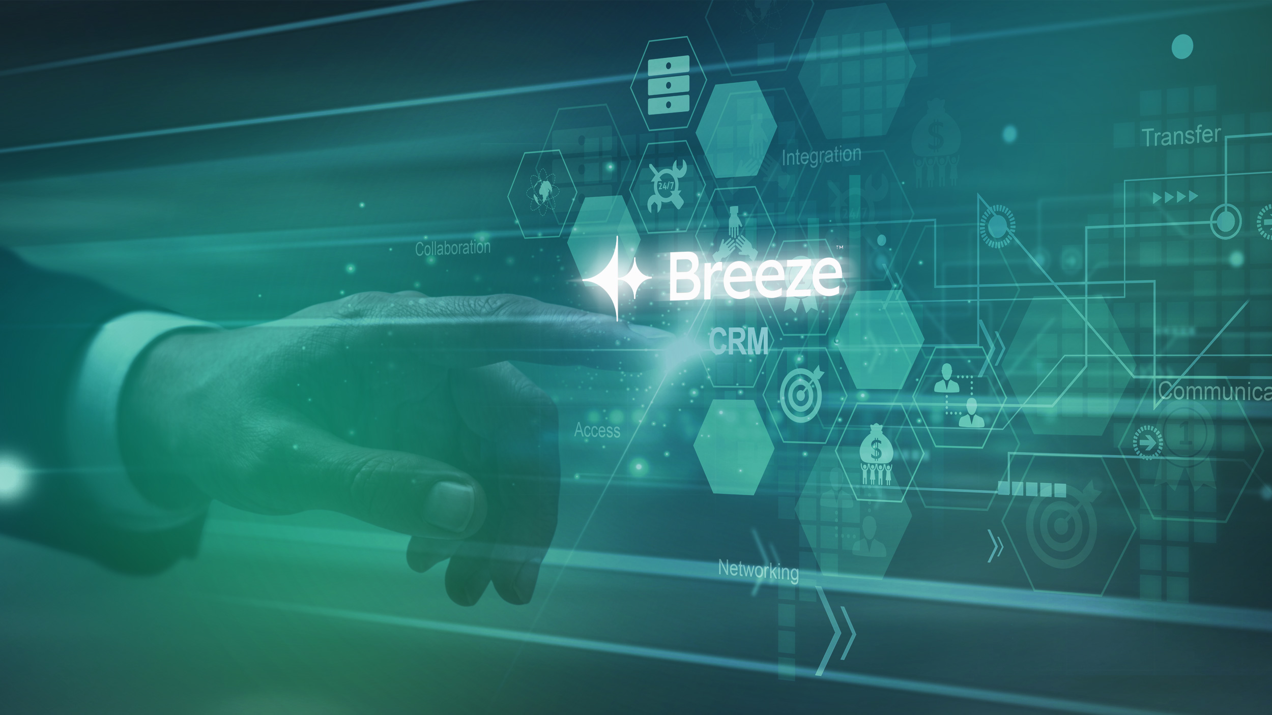 image-depciting-virtual-crm-interface-with-hubspot-breeze-logo