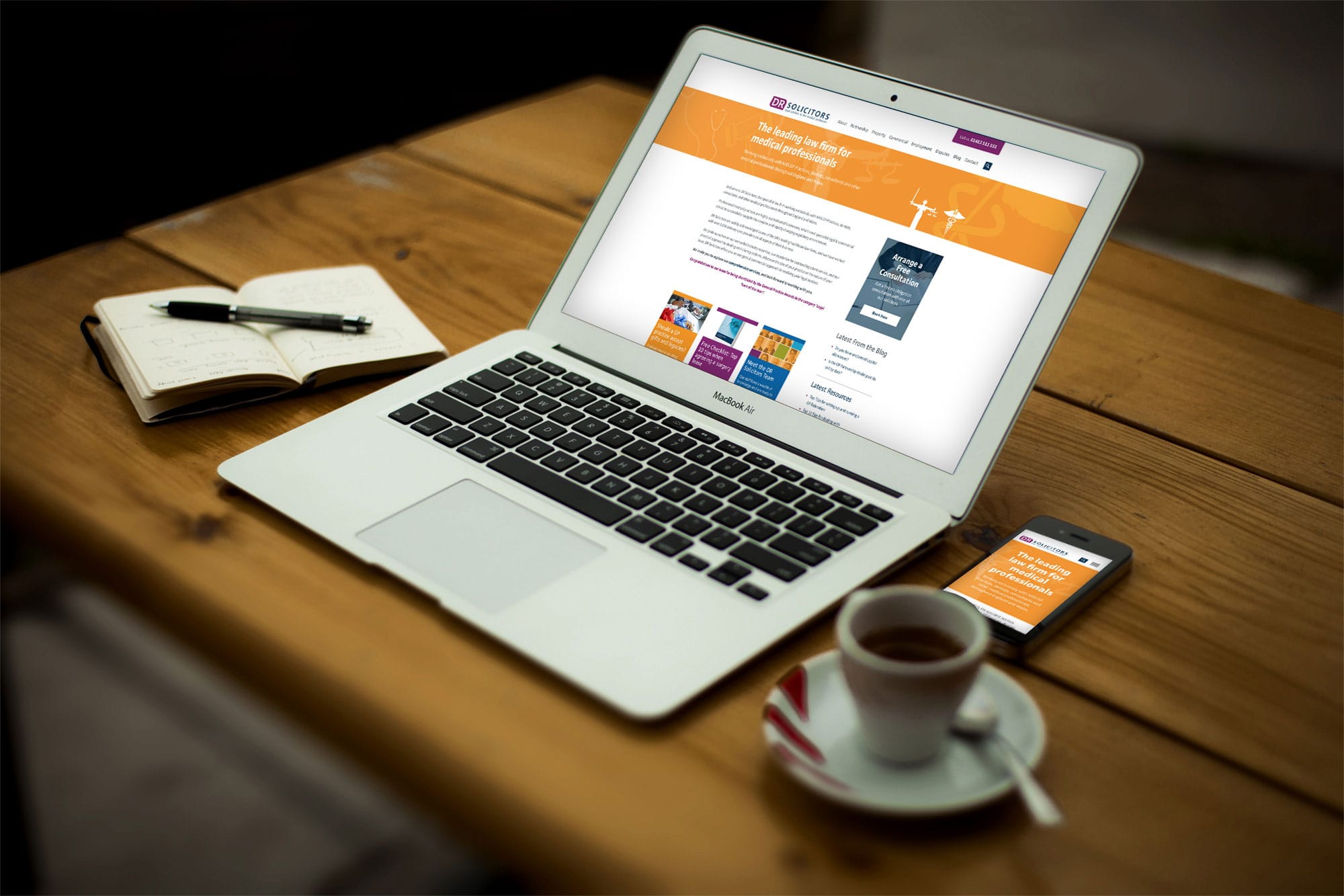 dr-website-mockup