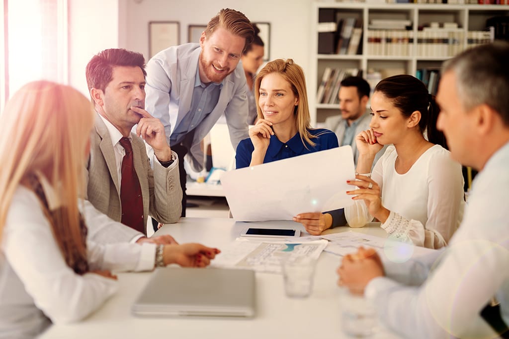 team-at-desk