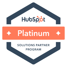 HubSpot platinum partner badge